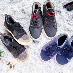 Toddler Boy Shoes Size 8 Cat and Jack 3 pairs tennis shoes BACK TO SCHOOL boots